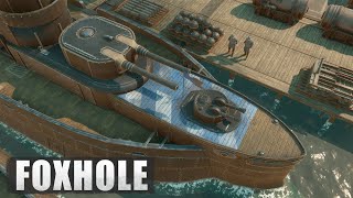 🔴LIVE  FOXHOLE NAVAL WARFARE  247 PERSISTENT WAR MMO [upl. by Einaj51]