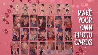 DIY KPOPCUSTOM PHOTOCARDS [upl. by Stambaugh730]