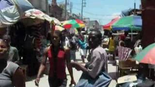 Strolling thru the Iron Market in PortauPrince Haiti [upl. by Frannie]