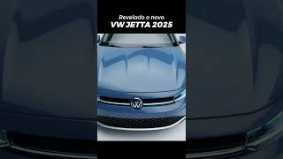 Revelado o visual do novo Jetta 2025 volkswagen jetta jettagli carro carros [upl. by Firehs]