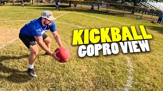 Kickball GoPro Footage  POV  Head Cam [upl. by Eidnas]