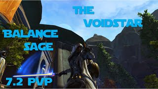 SWTOR 72 PvP  Balance Sage  The Voidstar [upl. by Mead]