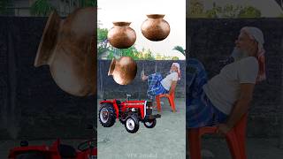 Rounding clay pots to Alto Rollar Jcb amp Tractor  Vehicles names magic video [upl. by Mafalda]