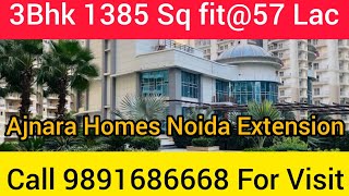 Ajnara Homes  Ajnara  Ready to Move  Flat  Noida  Noida Extension  Call For Visit 9891686668 [upl. by Ettenay]