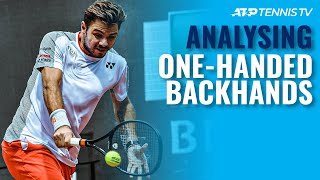 Analysing ATP Tennis Players OneHanded Backhands [upl. by Yve970]