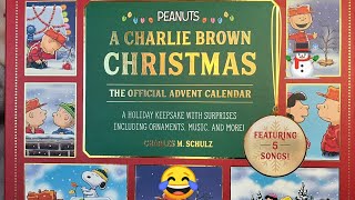 Peanuts A Charlie Brown Christmas The Official Advent Calendar [upl. by Anesusa]