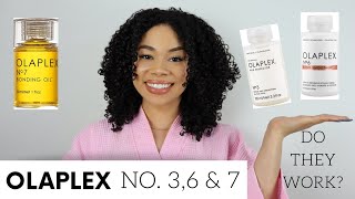 OLAPLEX No 3 6 amp 7 on CURLY HAIR Are They Worth The Hype [upl. by Allare]