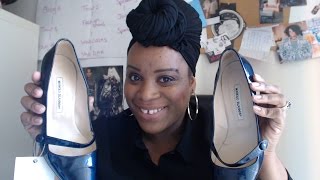 Designer Haul Manolo Blahnik Valentino Tory Burch [upl. by Leugim]