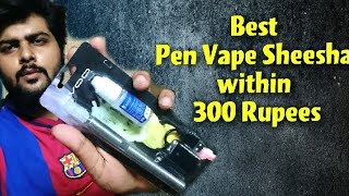 Pen Vape Sheesha Unboxing with charger and Free liquid Flavour [upl. by Ecirp]