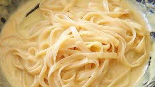 CREAMY CHEESY PASTA  PASTA WITH CHEESE SAUCE RECIPE [upl. by Yrekaz]