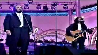 Tracy Chapman amp Luciano Pavarotti  Baby Can I Hold You Live【HQ】 [upl. by Ayad621]