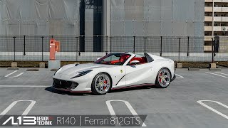 【bond shop Osaka】Ferrari 812GTS on AL13 Wheels【4K】 [upl. by Noirad]