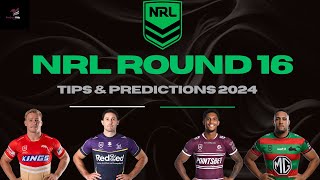 Round 16 NRL amp Predictions Tips 2024 [upl. by Ramas]