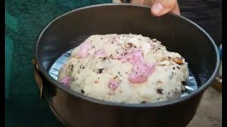 BEST Dessert Damper simple camp oven cook up [upl. by Huey]