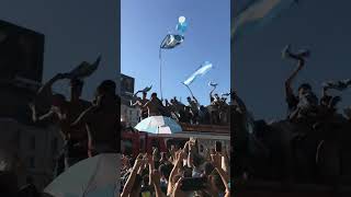 FESTEJANDO EN EL OBELISCO ARGENTINA CAMPEON DEL MUNDO shorts [upl. by Yecies]