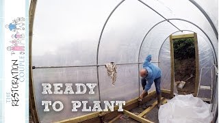 COVERING A POLYTUNNEL [upl. by Iznekcam]