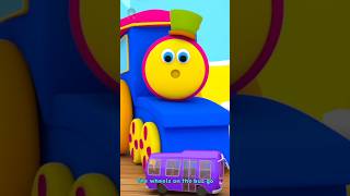 Wheels On The Bus shorts funadventures babysongs bobcartoon nurseryrhymes ytshorts [upl. by Warram664]