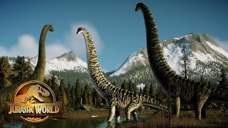 NEW Argentinosaurus in Jurassic World Evolution 2  4K [upl. by Nelag900]