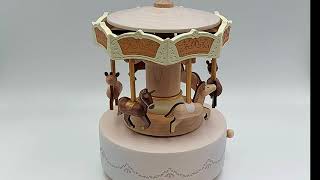 Carousel Double Around Up amp Down Music Box [upl. by Nedia]