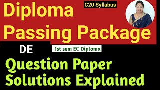 DE Passing PackageDigital Electronics Important Questionsamp AnswersDiploma Exam Preparationdiploma [upl. by Wilhelmine214]