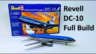 McDonnell Douglas DC10  Revell 1320 Full Build [upl. by Kendrick]