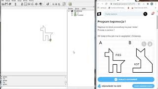 Kurs logomocji 16 Tworzenie psa w procedurze a potem przerobienie na procedurę ze zmienną [upl. by Anyah]