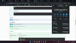 demo sepolia eth tranfer [upl. by Brinson]
