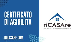 CERTIFICATO DI AGIBILITÀ [upl. by Paine]