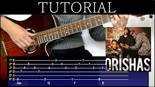 Mística  Orishas Tutorial de Guitarra  How to play [upl. by Imled]