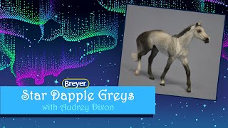 Painting a Star Dapple Grey Workshop with WildHorseStudios  BreyerFunDay  Breyer Model Horses [upl. by Naitsabes226]