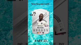 Benteke FC25 Card benteke belgium mls majorleaguesocccer messi euro2024 fc25 football [upl. by Otreblif]