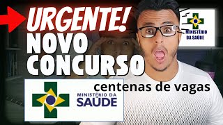 Autorizado Concurso Ministério da Saúde com Centenas de Vagas  Níveis médiotécnico e superior [upl. by Zetram]