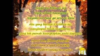 Lyrics Angela AkiTegami Have a Song on Your Lips Ost Letter Romanization Indonesian English [upl. by Garceau658]