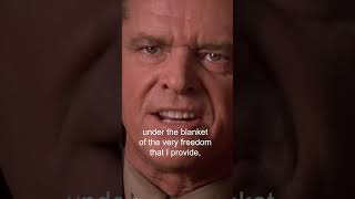 Jack Nicholson vs Tom Cruise  A FEW GOOD MEN Courtroom Scene shorts [upl. by Alehs577]