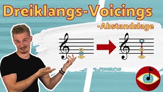 DREIKLÄNGE  Voicings Die Abstandslage [upl. by Nosreg]