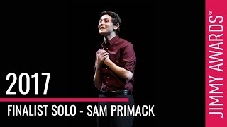 2017 Jimmy Awards Finalist Sam Primack [upl. by Asille]