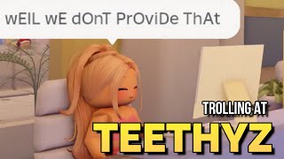 CATCHING MORE UNPROFESSIONAL DENTISTS AT TEETHYZ  Trolling at Teethyz Dentist  ROBLOX [upl. by Lotsyrc]