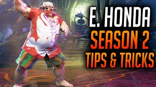 Street Fighter 6 E Honda Season 2 Guide Tips amp Tricks [upl. by Burdelle]