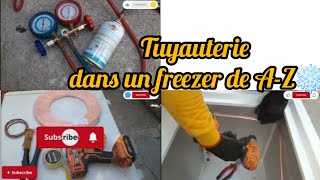 Tuyauterie dans un freezer de AZ❄️ [upl. by Lud]