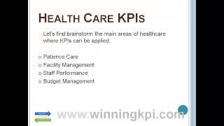 Health Care KPIs Example [upl. by Orapma770]