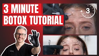 Simple Botox Tutorial  Common Botox Patterns  Botox Units Guide [upl. by Sandeep]