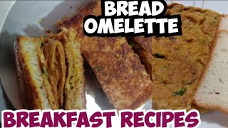 Breakfast Recipes  Bread Omelette Recipe Indian Style  Masala Bread Omelette samekshasgamre [upl. by Eixid]