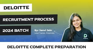 Deloitte Recruitment Process 2024 for freshers Latest [upl. by Burchett]