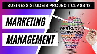 Business Studies Project for Class 12  SalimZ Academy  Marketing Management [upl. by Shir413]