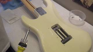 Fender American Standard Stratocaster 60 Anniversary  Quick Set Up Tips  My guitar Collection 14 [upl. by Swanhilda246]