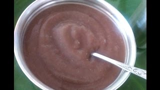 Baby food recipe  Red rice and fried gram porridge  9 months baby food [upl. by Conal]