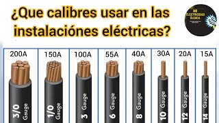 Que cables usar en las instalaciónes eléctricas [upl. by Ecinej590]