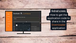 How to Get App Codes and Share Them Using Downloader on Android TV [upl. by Bundy]