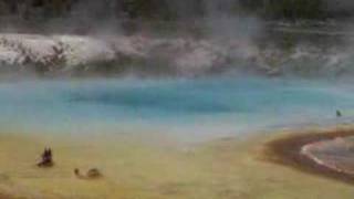 Imperial Geyser  Yellowstone park [upl. by Erialcyram492]