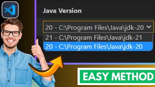 How to Change Java JDK Version in VSCode  JDK Version Visual Studio Code 2023 [upl. by Aneeb305]